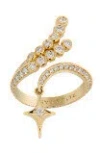 Sybarite Falling Star Ring In Gold