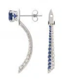 Sybarite Fly Me To The Moon Blue Tail Earrings