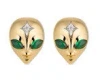 Sybarite She`s An Alien Earrings In Gold