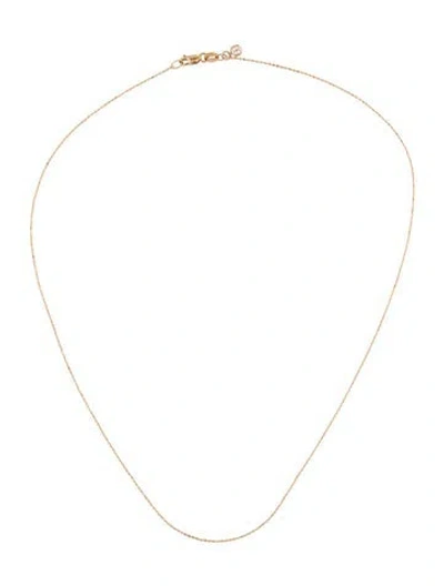 Pre-owned Sydney Evan 14k Ball Chain Necklace, 16" In Multi
