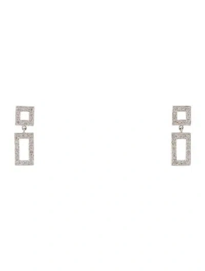 Pre-owned Sydney Evan 14k Diamond Drop Earrings In Multi