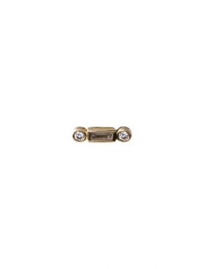 Pre-owned Sydney Evan 14k Diamond Single Stud Earring In Multi