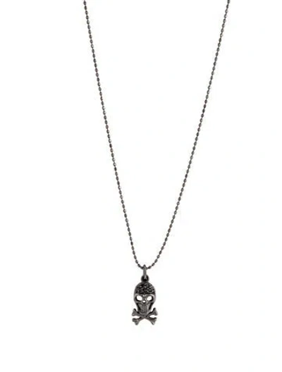Pre-owned Sydney Evan 14k Diamond Skull & Crossbones Pendant Necklace, 18" In Multi