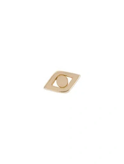Pre-owned Sydney Evan 14k Evil Eye Single Stud Earring In Multi