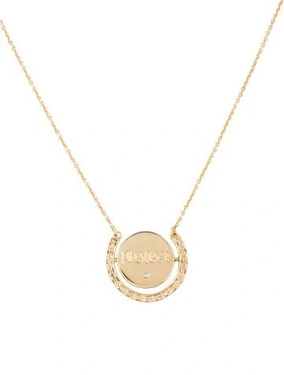 Pre-owned Sydney Evan 14k Sapphire & Diamond Hamsa Pendant Necklace, 16" In Multi