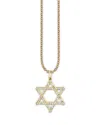 Sydney Evan 14k Yellow Gold Baguette & Round Diamond Bezel Star Of David Charm Necklace, 0.26 Ct. T. W. In Gold