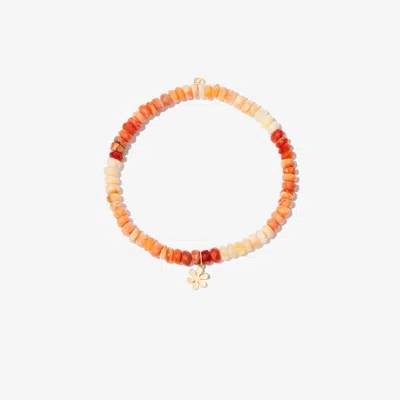 Sydney Evan 14k Yellow Gold Daisy Beaded Bracelet