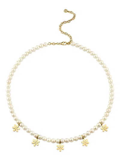 Sydney Evan 14k Yellow Gold Daisy Diamond Necklace
