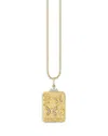 Sydney Evan 14k Yellow Gold Diamond Butterfly Tarot Card Pendant Necklace, 16 In Gold