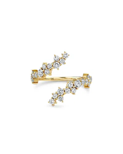 Sydney Evan 14k Yellow Gold Diamond Cocktail Wrap Ring