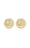 Sydney Evan 14k Yellow Gold Diamond Earrings