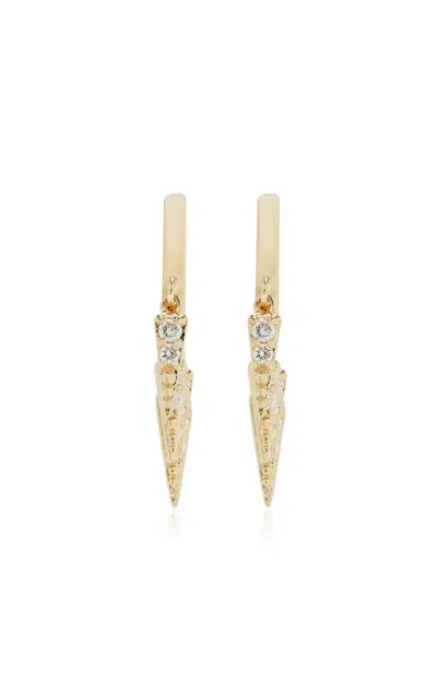 Sydney Evan 14k Yellow Gold Diamond Earrings
