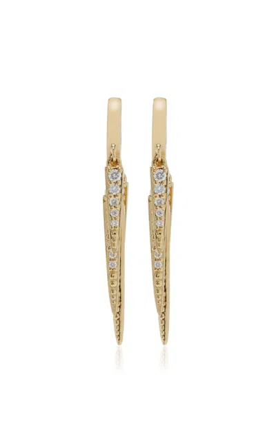 Sydney Evan 14k Yellow Gold Diamond Earrings