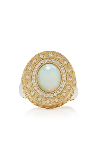 SYDNEY EVAN 14K YELLOW GOLD DIAMOND RING