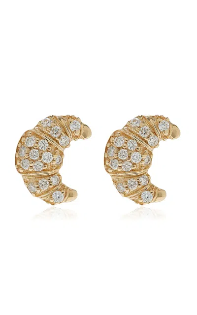 Sydney Evan 14k Yellow Gold Diamond Studs