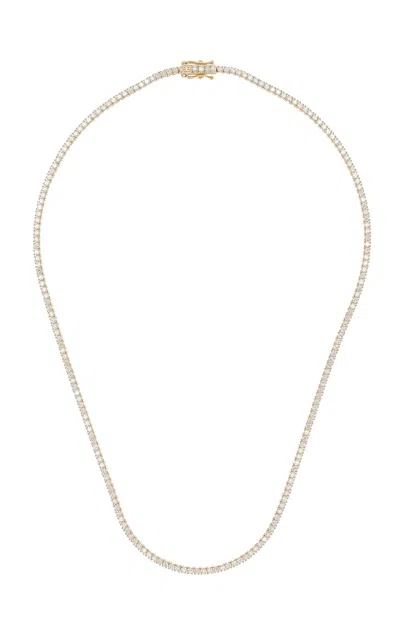 Sydney Evan 14kt Yellow Gold Diamond Tennis Necklace