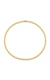 Sydney Evan 14k Yellow Gold Fluted Baguette Eternity Necklace