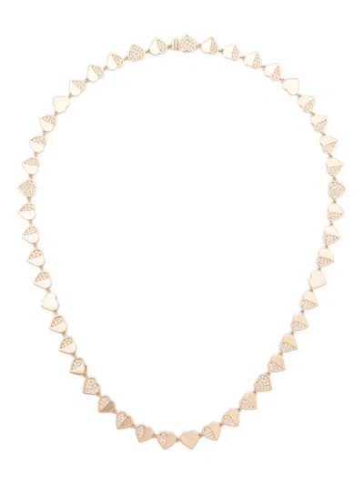 Sydney Evan 14k Yellow Gold Heart Eternity Necklace