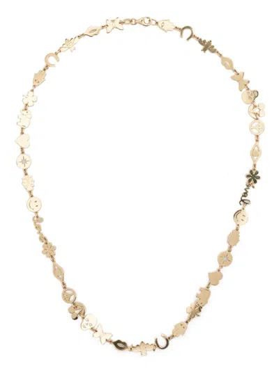 Sydney Evan 14k Yellow Gold Multi-charm Necklace