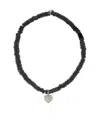 Sydney Evan 14k Yellow Gold Playing Card Diamond And Black Spinel Bracelet In Black