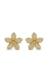 Sydney Evan 14k Yellow Gold Plumeria Diamond Stud Earrings