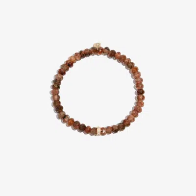 Sydney Evan 14k Yellow Gold Rondelle Opal Diamond Bracelet