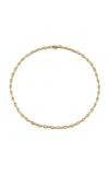 Sydney Evan 14k Yellow Gold Round Rectangle Link Necklace