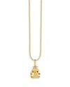 Sydney Evan 14k Yellow Gold Ruby & Diamond Ladybug Pendant Necklace, 18 In Gold