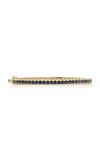 Sydney Evan 14k Yellow Gold Sapphire Emerald Bangle