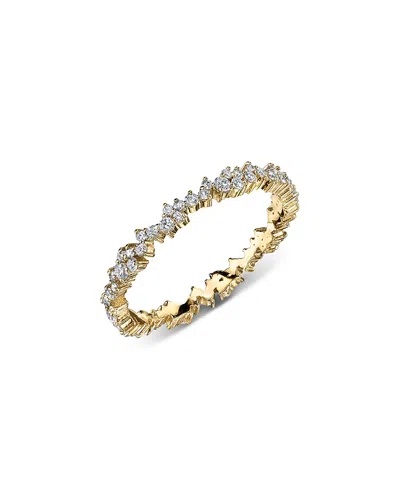 Sydney Evan 14k Yellow Gold Small Cocktail Eternity Ring With Diamonds, 0.54 Ct. T. W.
