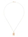 Sydney Evan 14k Yellow Gold Tarot Card Pendant Necklace In Gold