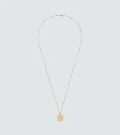 Sydney Evan 14kt Gold Charm Necklace With Diamonds