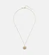 Sydney Evan 14kt Gold Charm Necklace With Diamonds In Gold