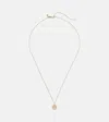 Sydney Evan 14kt Gold Charm Necklace With Diamonds In Gold