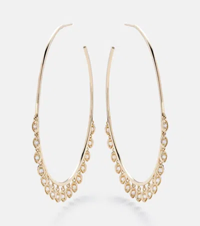 Sydney Evan Ohrringe Aus 14kt Gelbgold Mit Diamanten In Yellow Gold