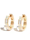 Sydney Evan 14k Yellow Gold Diamond Huggie Hoop Earrings In Gold