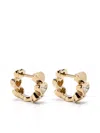 Sydney Evan 14kt Yellow Gold Diamond Huggie Earrings In Gold