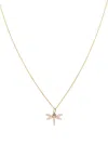 Sydney Evan 14kt Yellow Gold Dragonfly Charm Necklace In Gold