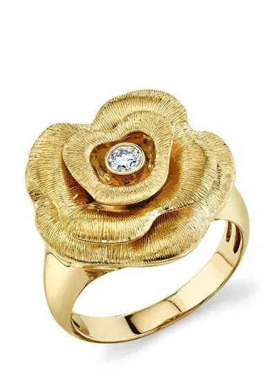 Sydney Evan Large 14k Yellow Gold Sapphire Ring