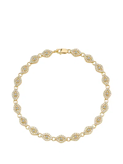 Sydney Evan 14kt Yellow Gold Protective Eye Bracelet