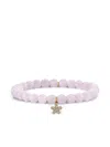 Sydney Evan 14k Yellow Gold Small Plumeria Diamond Bracelet
