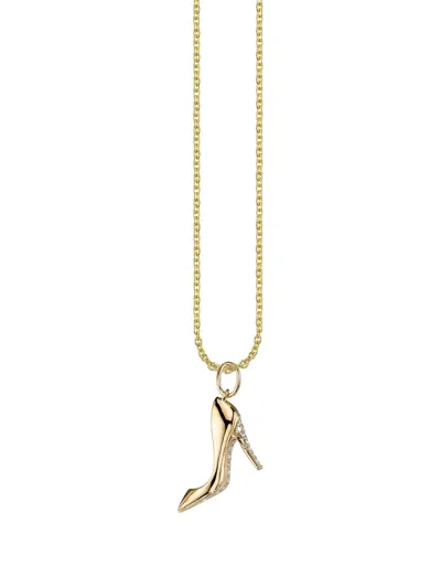 Sydney Evan 14kt Yellow Gold Stiletto Necklace