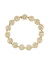 Sydney Evan 18k Yellow Gold Diamond Smiley Bracelet In Gold