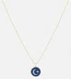 Sydney Evan Celestial Medallion 14kt Gold Chain Necklace With Diamonds In Gold