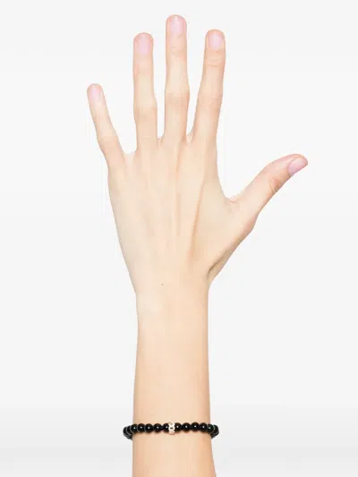 Sydney Evan Diamond And Onyx Bracelet In Black