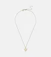 Sydney Evan Elephant Tail 14kt Gold Necklace With Diamonds In Gold