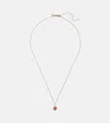 Sydney Evan Evil Eye 14kt Gold And Diamond Necklace In Yellow Gold