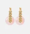 Sydney Evan Tiny Heart 14kt Gold Stud Earrings With Diamonds In Gold