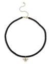 Sydney Evan Necklace, 18 In Black/gold