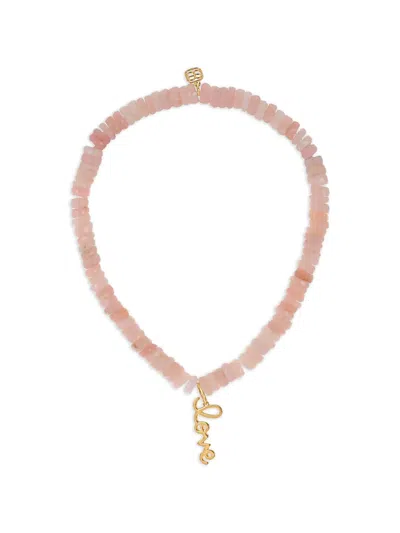 Sydney Evan Opal Bracelet In Pink